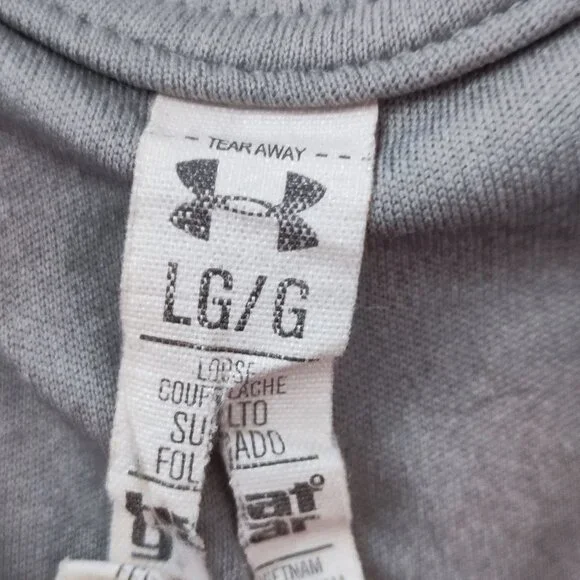 Under Armour HeatGear racer back Tank Top grey women's size L - Picture 5 of 10